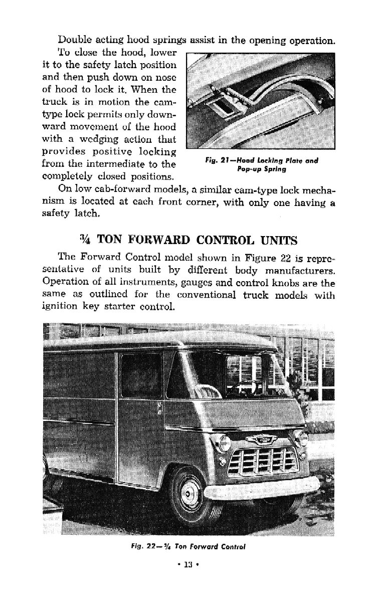 1956 Chevrolet Trucks Operators Manual Page 34